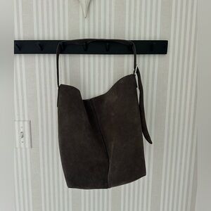 Mango Leather Shopper